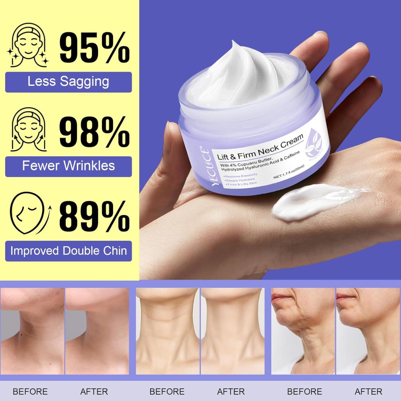 Crema antiedad para cuello y escote