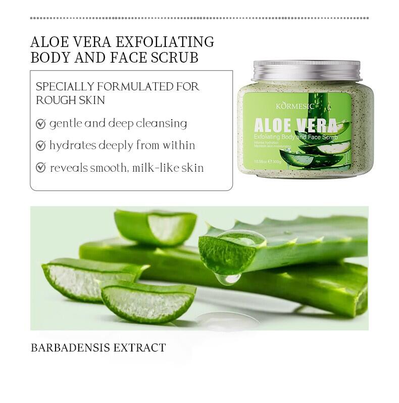 Exfoliante Corporal De Aloe Vera - 300GR