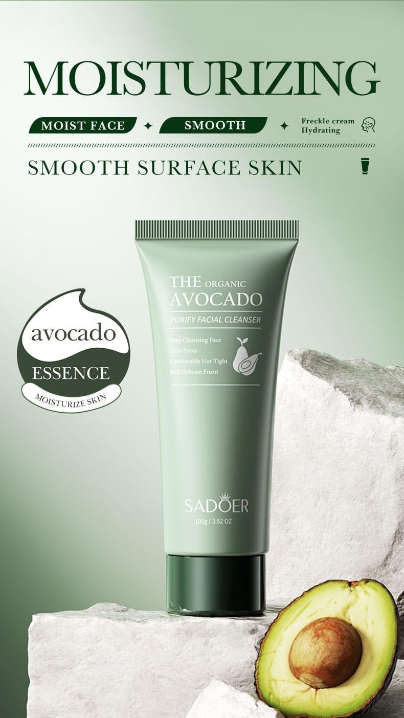 Limpeza Facial Orgânica de Abacate Purificante – 100g