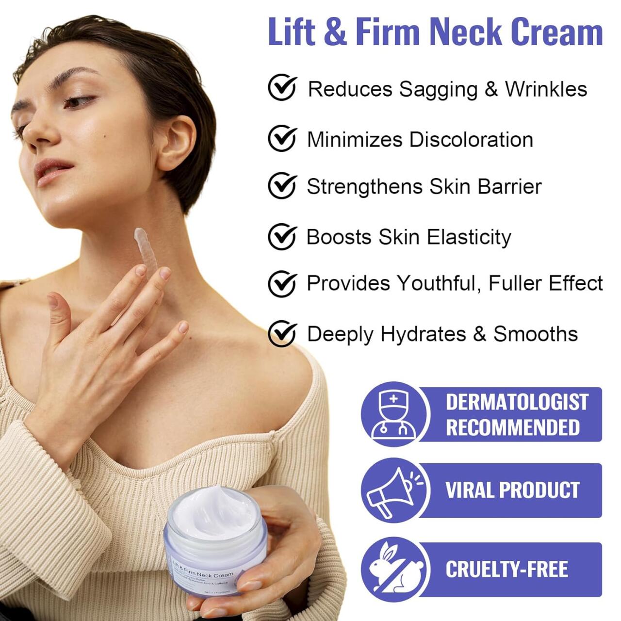 Crema antiedad para cuello y escote