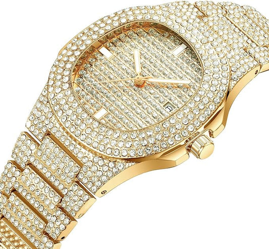 Relojes de lujo: oro y plata con diamantes