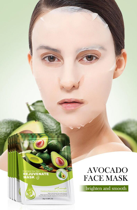 Mascarilla facial clarificante y rejuvenecedora de aguacate – Nutrición