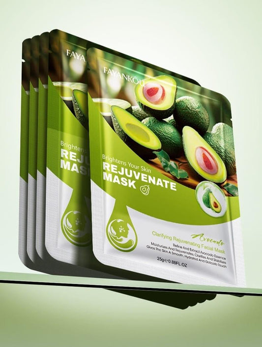 Mascarilla facial clarificante y rejuvenecedora de aguacate – Nutrición