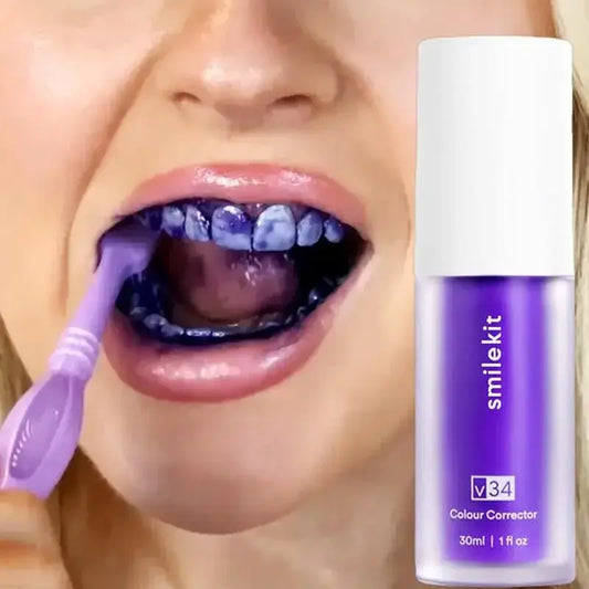 Blanqueador dental morado V34 
