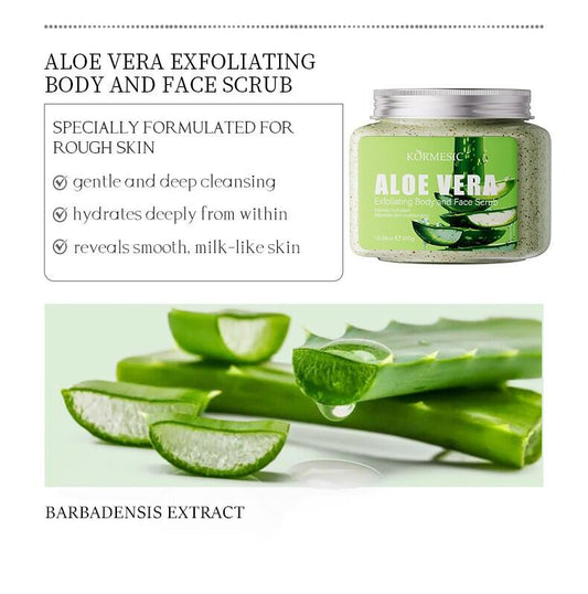 Exfoliante corporal de aloe vera - 300 gr